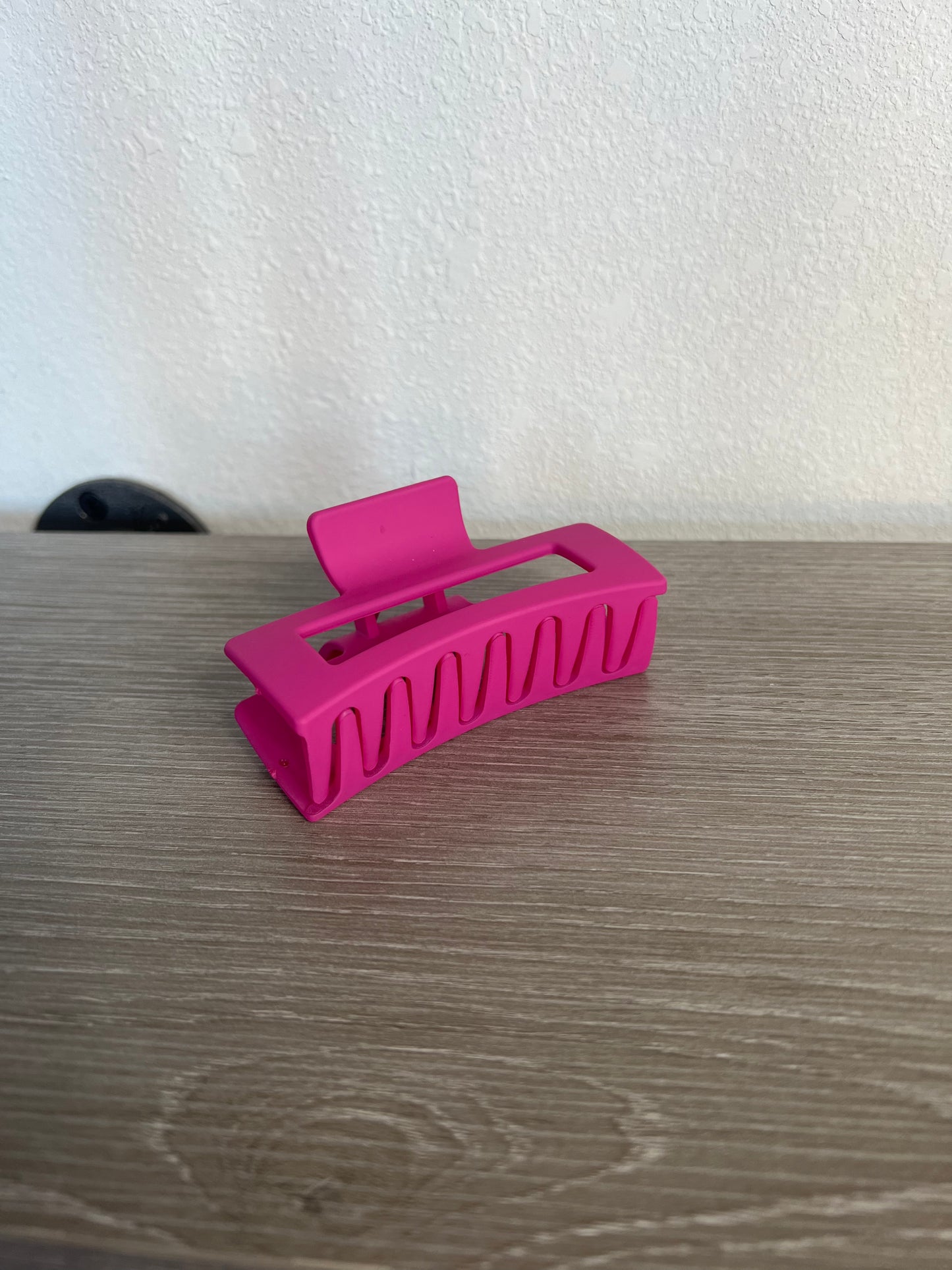 Effortless Hair Clip, Hot Pink