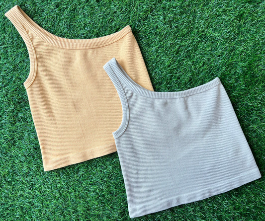 One shoulder tank
