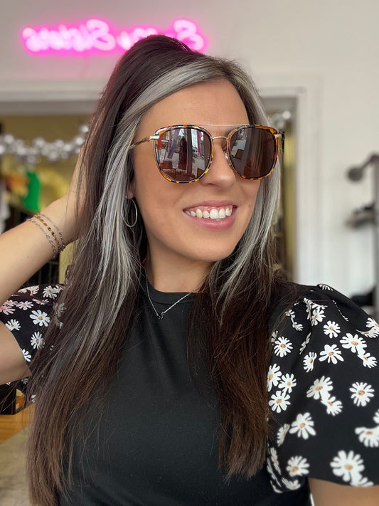 On the Bright Side Sunglasses, Tortoise