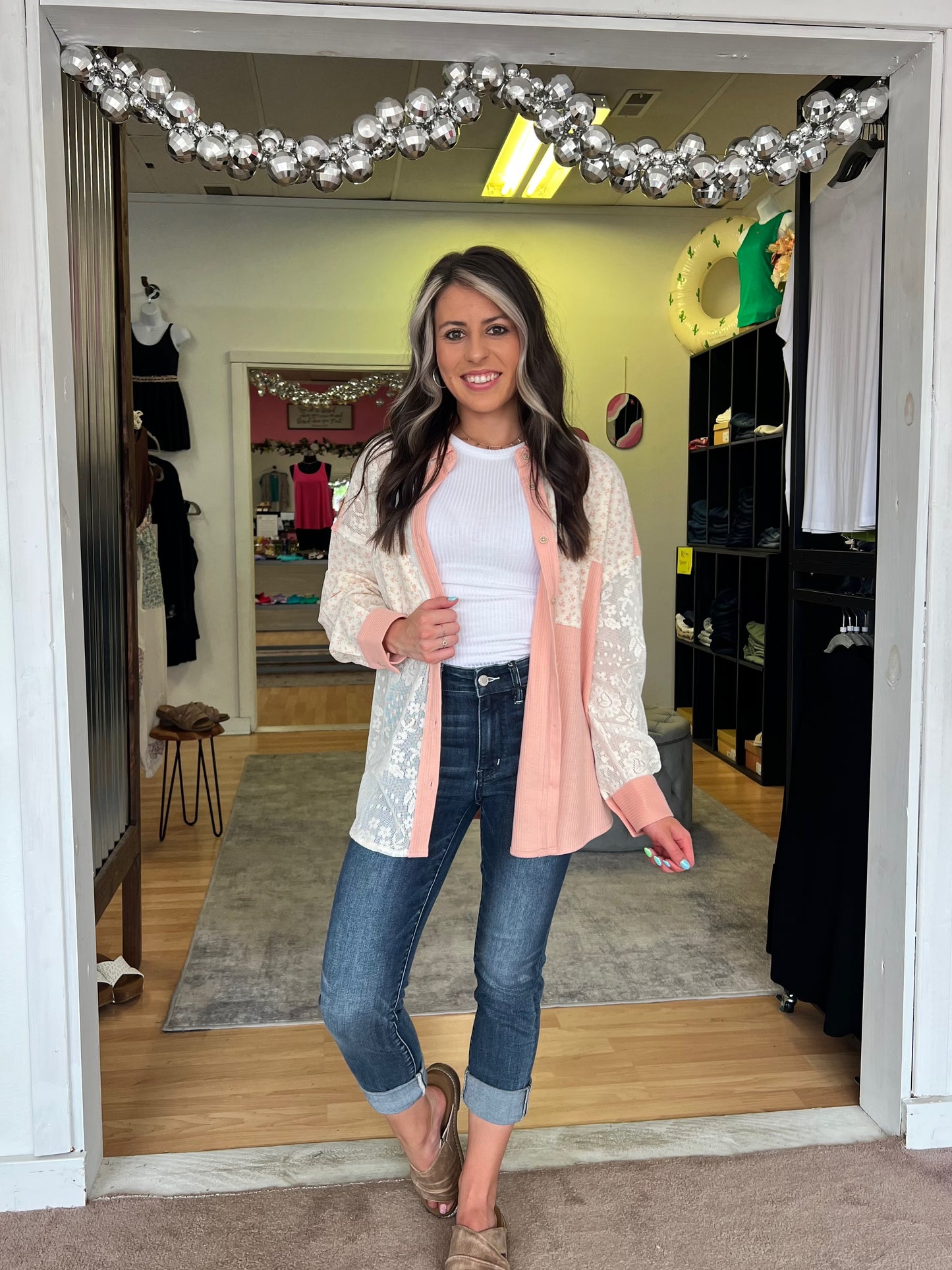 Mid Rise Skinny Capri, Dark Wash