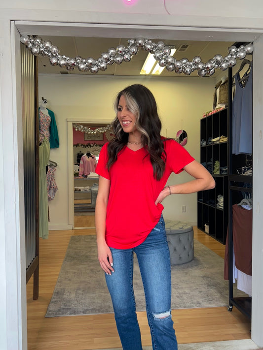 Must Have Basic Tee, Red