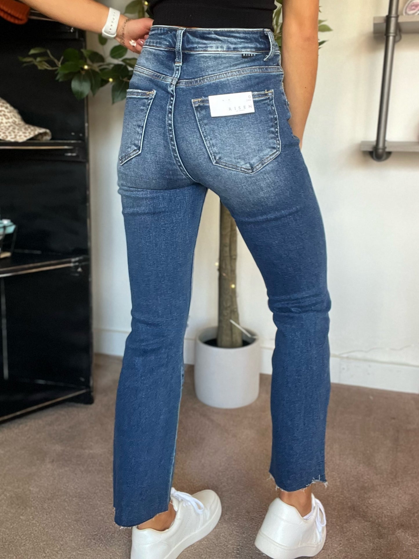 Luna Button Down Straight Leg, RISEN