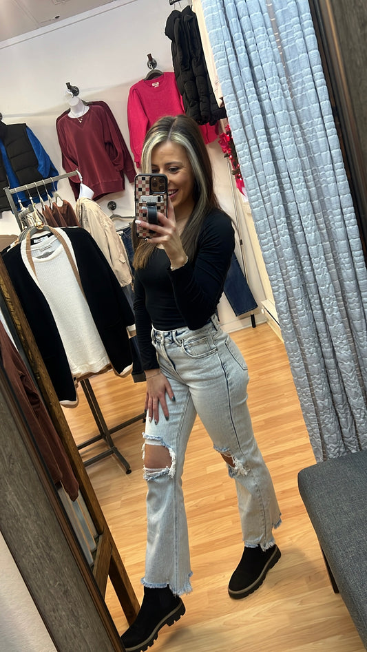 Double Layered Bodysuit, Black