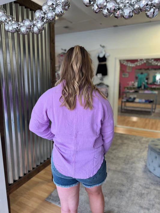 Fancy Like Button Up, Lavender