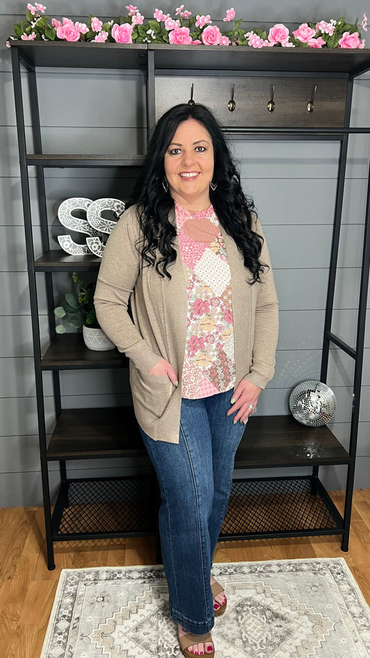 Timeless Cardigan, Camel