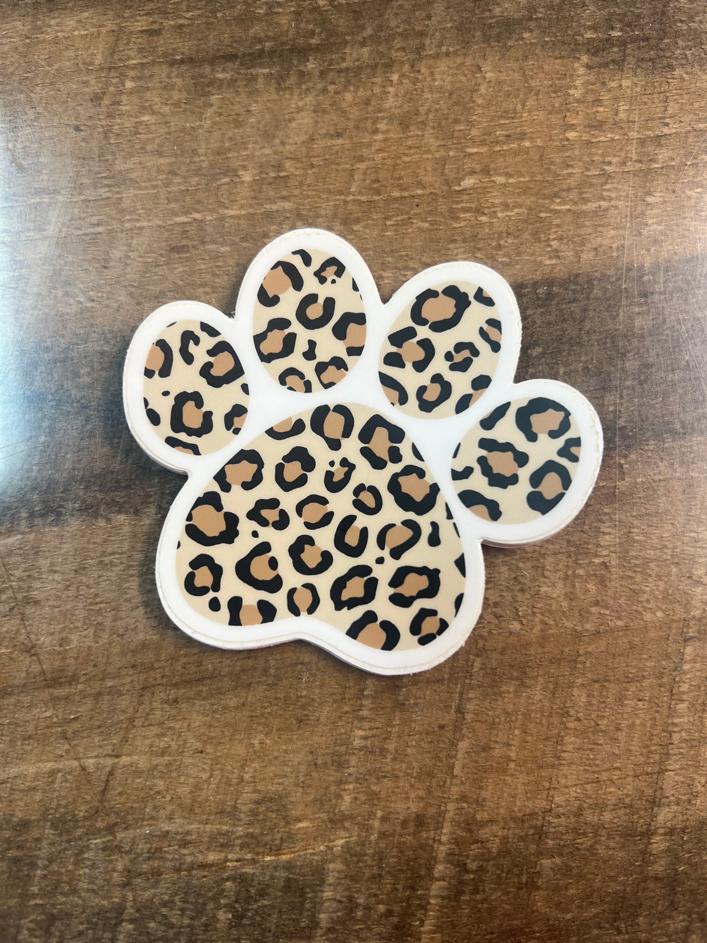 Leopard Paw Sticker