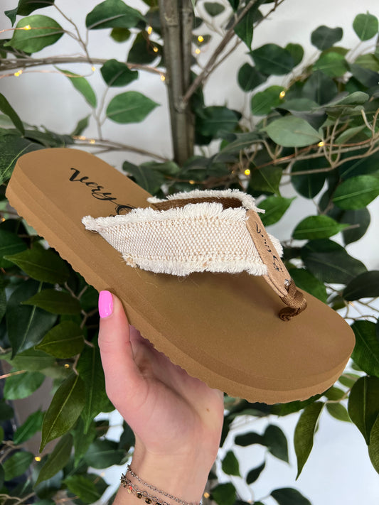 Jazzy Flip Flops, Natural