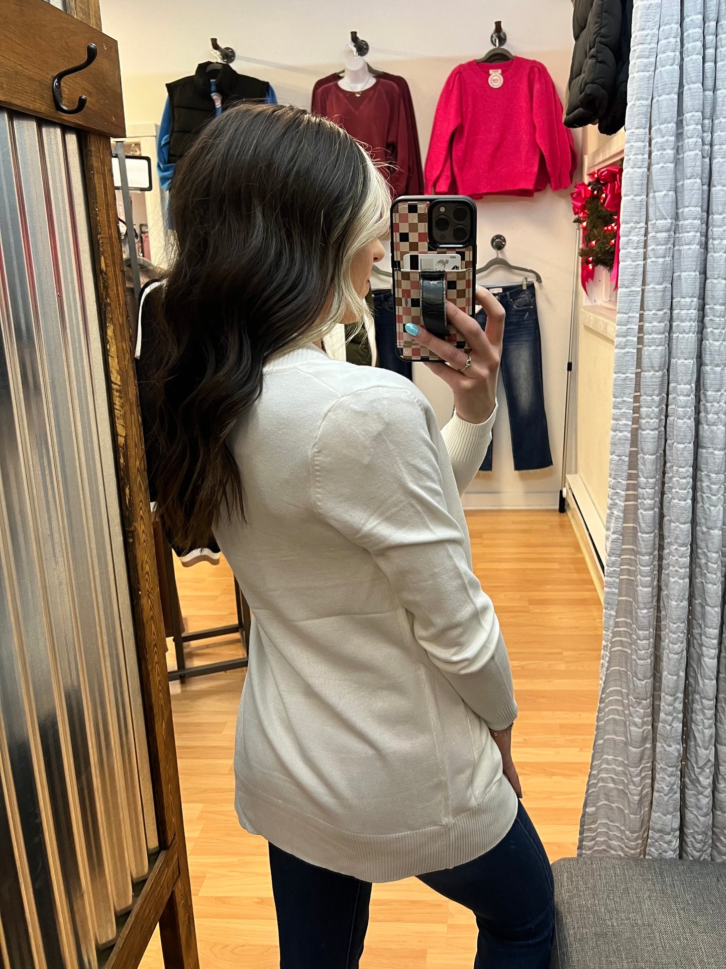 Timeless Cardigan, Ivory