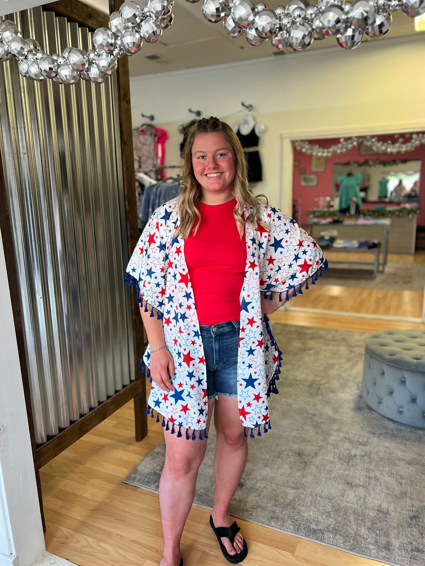 Ribbed Fitted Tank, Ruby Red