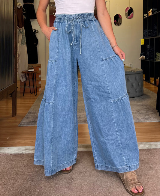 Echo Boho Denim Pants