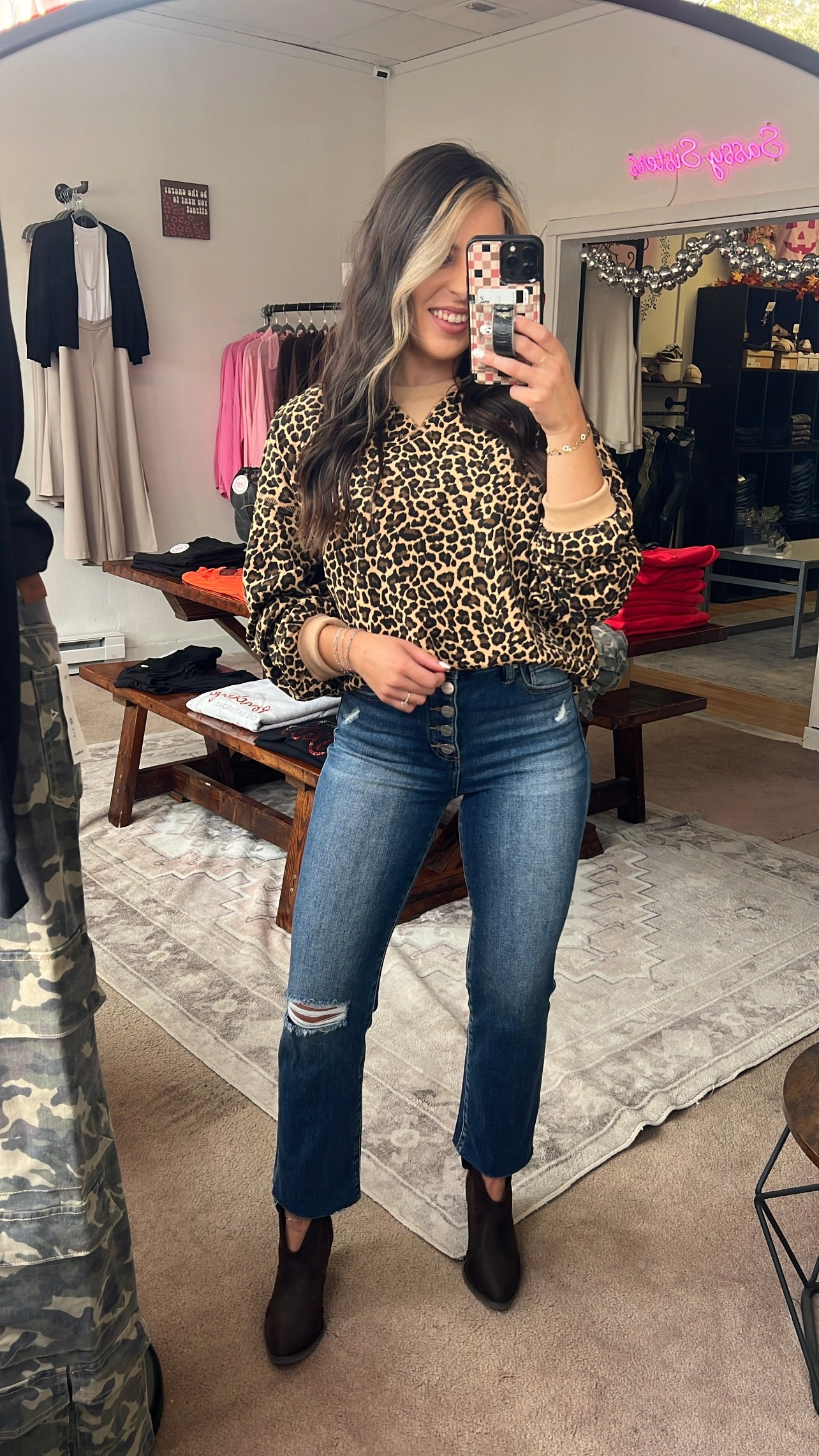 Leopard Pullover