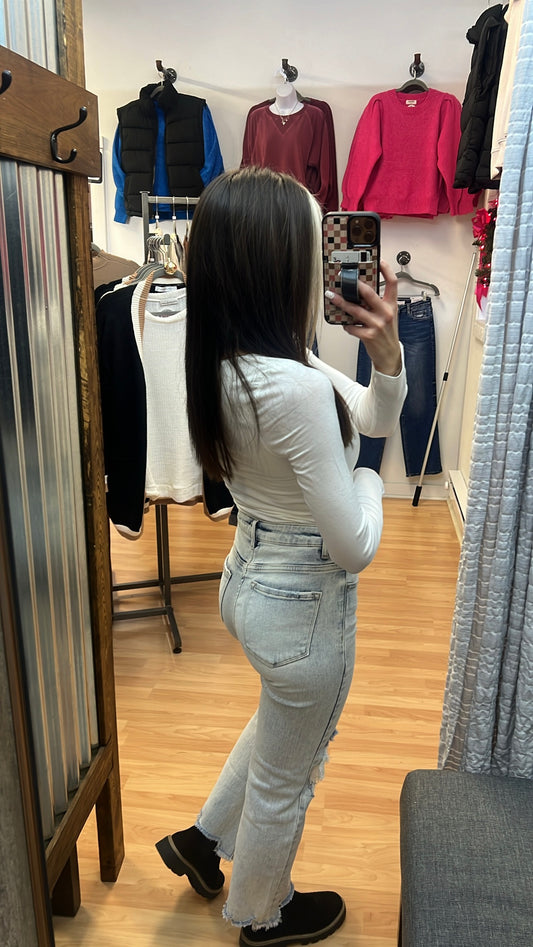 Double Layered Bodysuit, Soft White