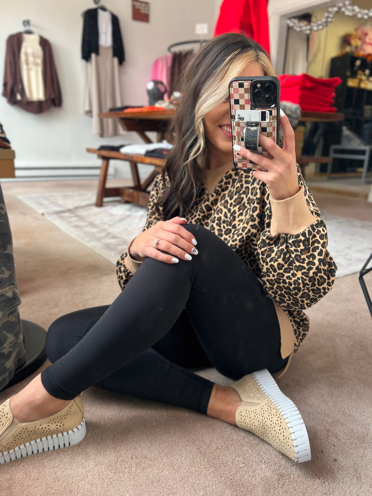 Leopard Pullover