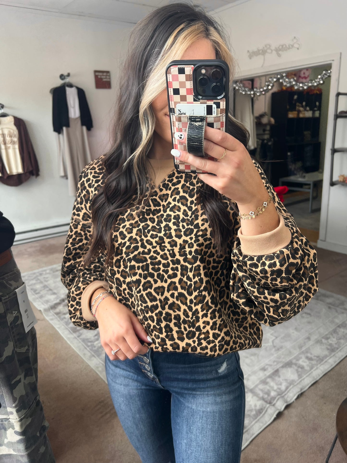 Leopard Pullover