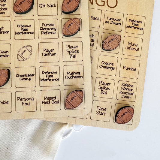 Football Bingo Game: Set of 2