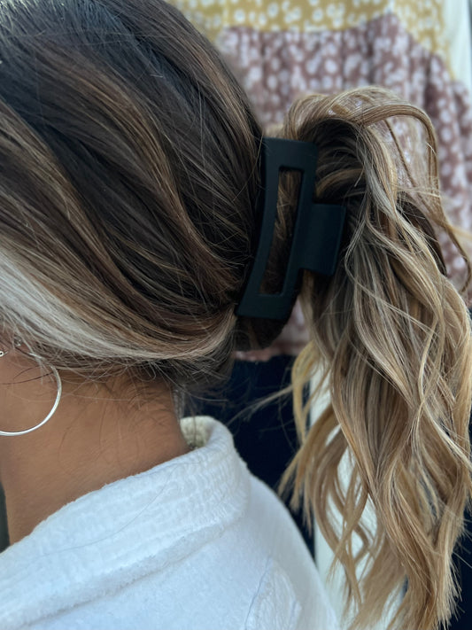 Effortless Hair Clip, Black