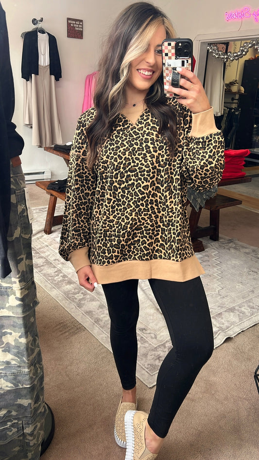 Leopard Pullover