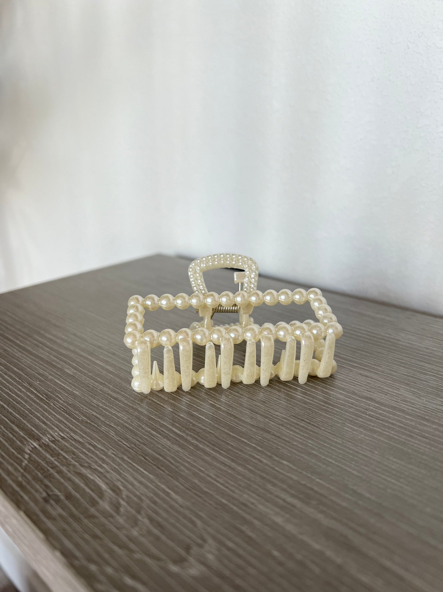 Pearl Rectangle Hair Clip