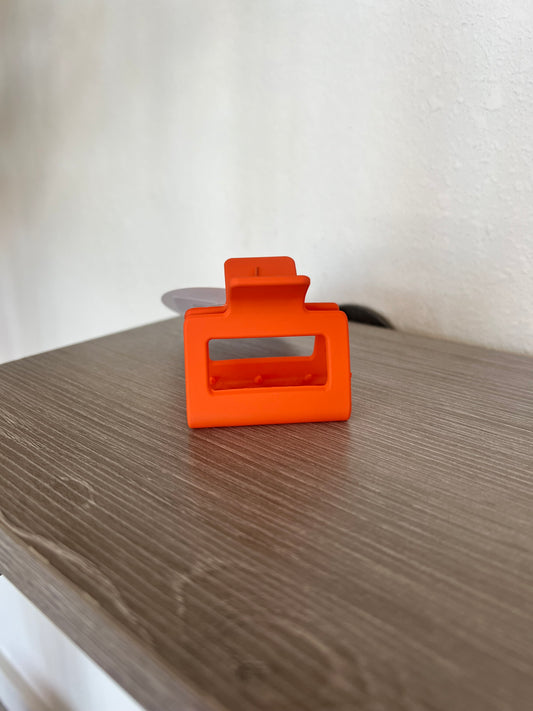 Mini Effortless Hair Clip, Orange