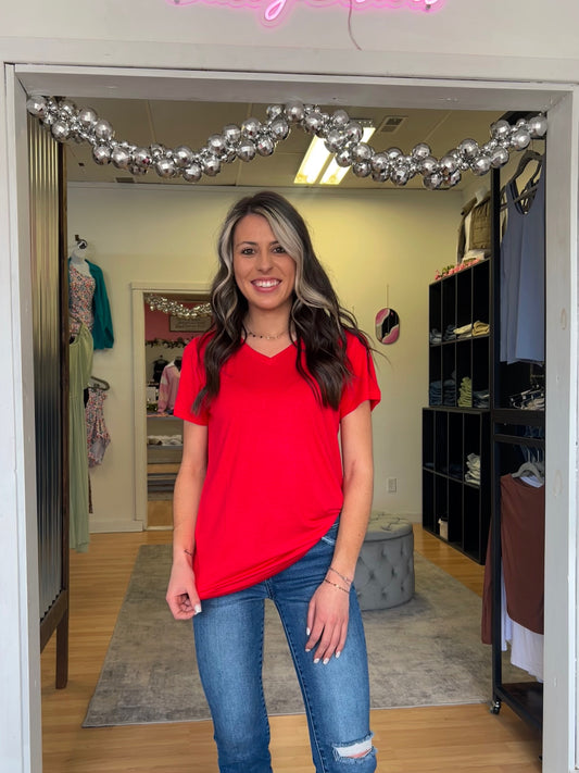 Must Have Basic Tee, Red
