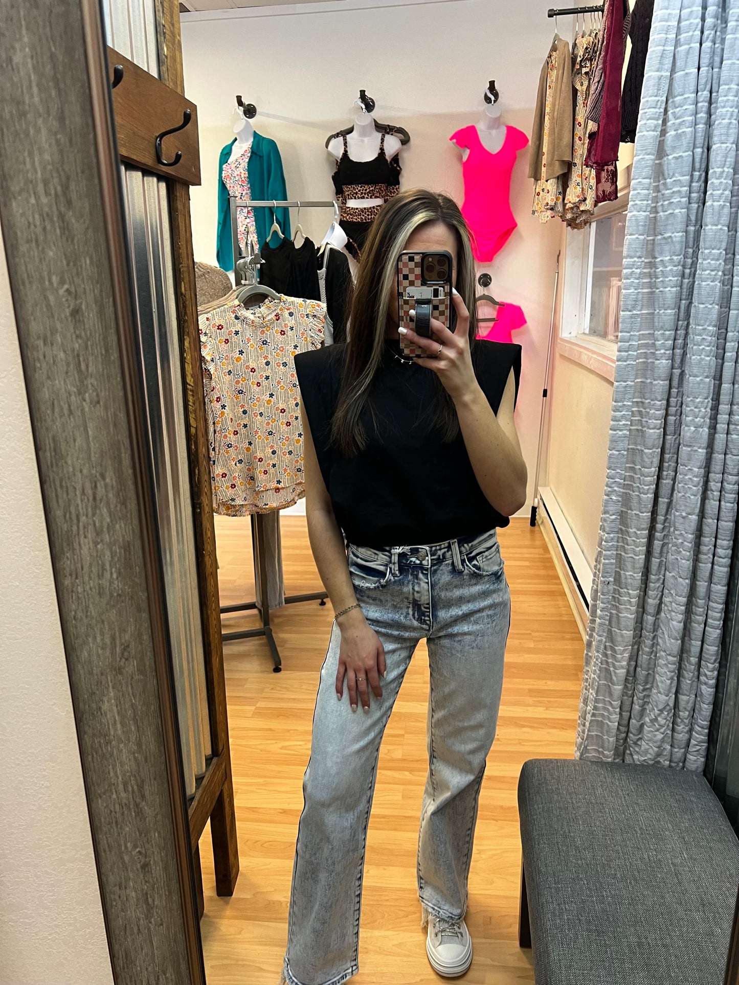 Cap Sleeve Top, Black