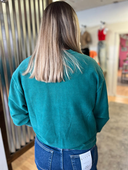 Luxe Corded Crew, Alexandrite