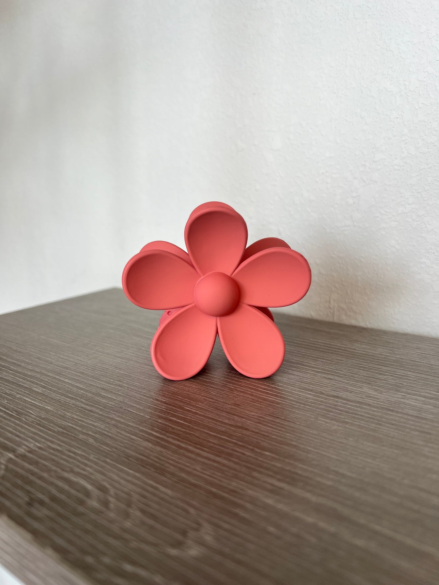 Oversized Flower Clip, Rose