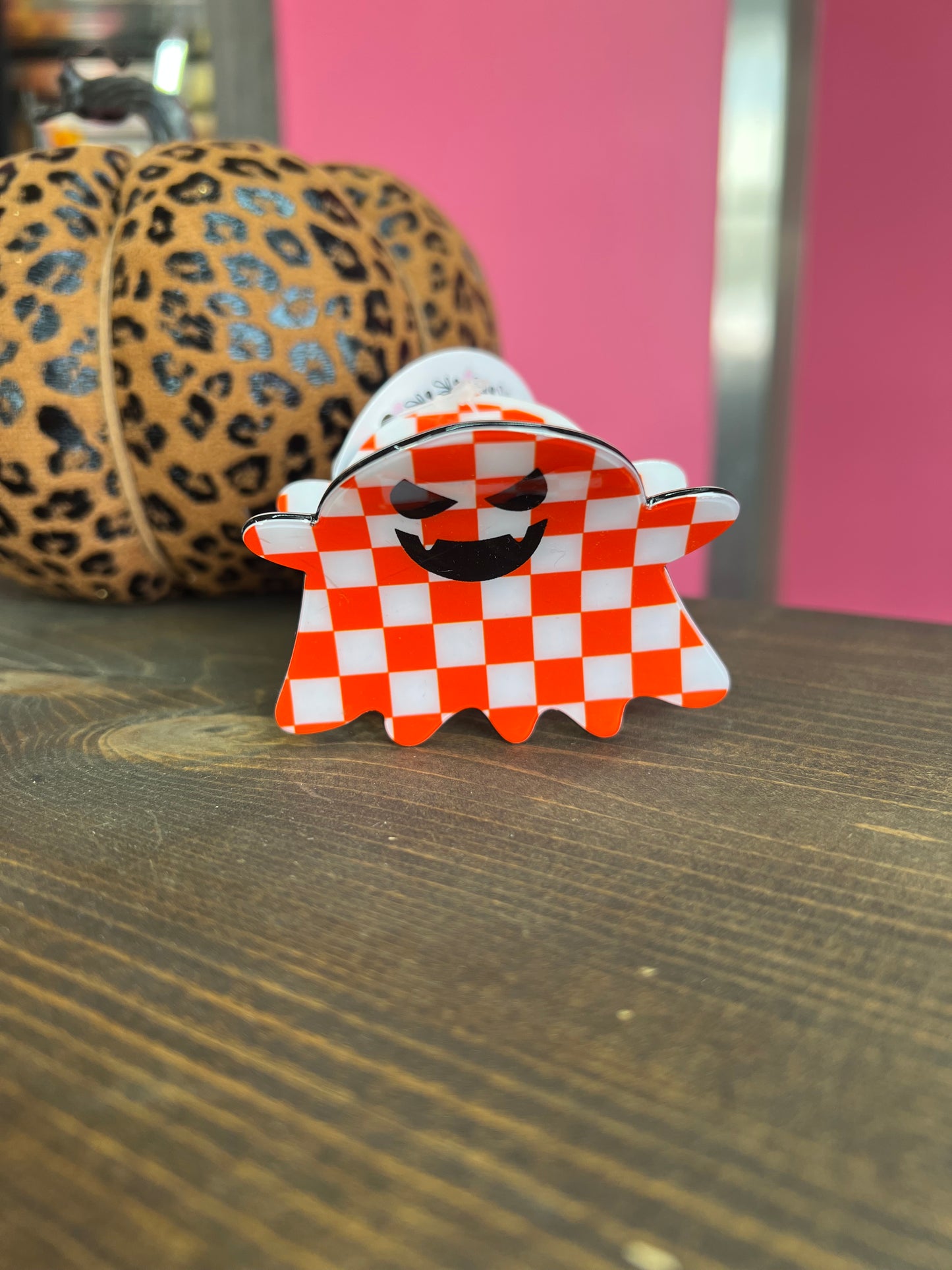 Halloween Ghost Hair Claw Clips