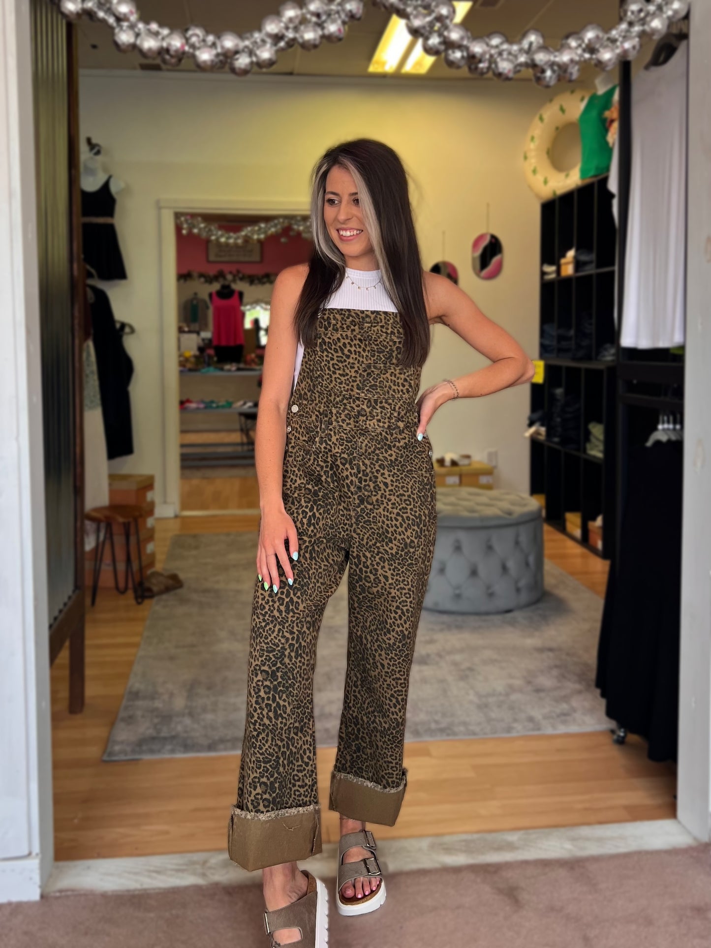 Leopard Overalls