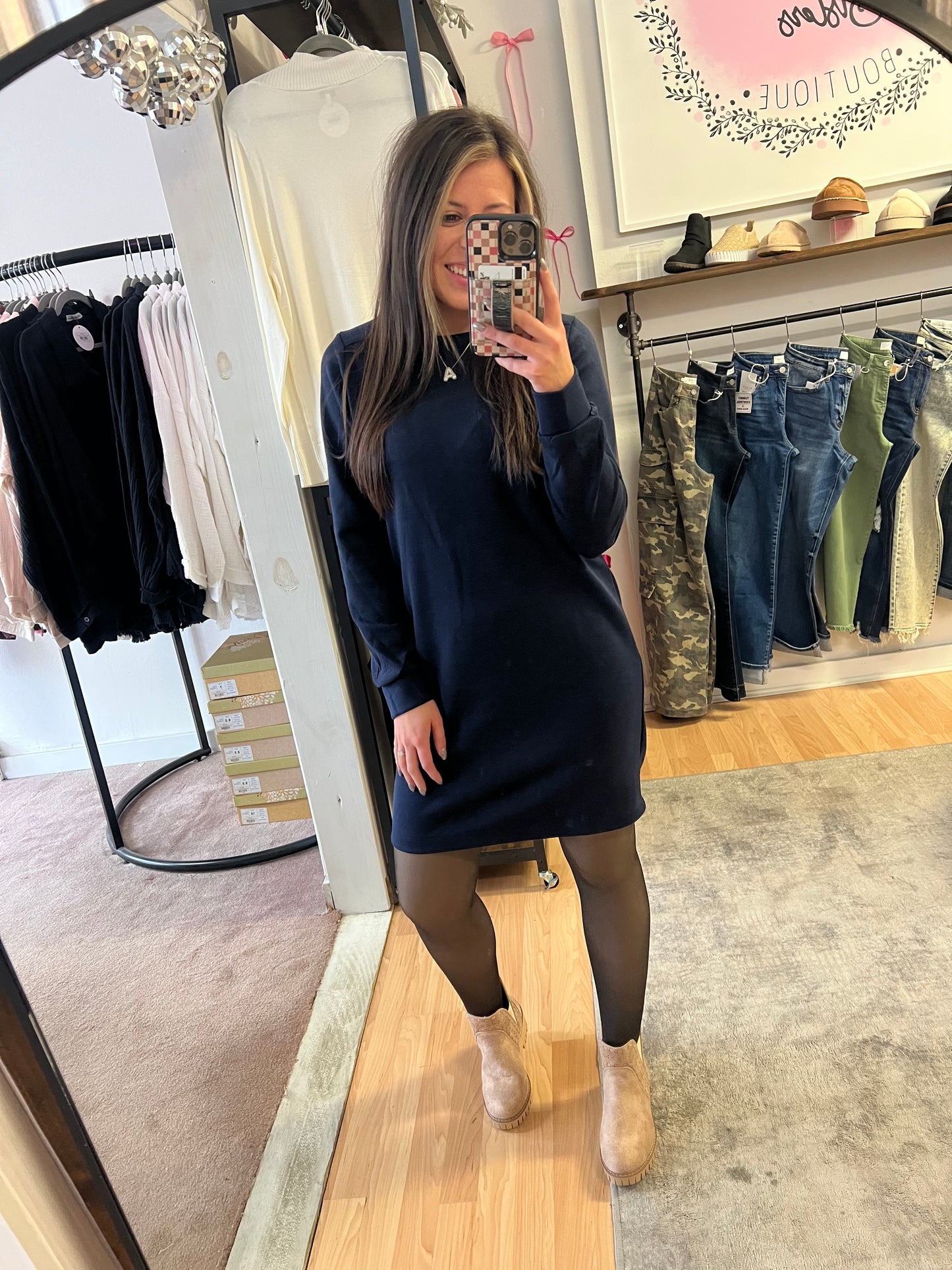 *DOORBUSTER* Everyday Casual Dress, Navy