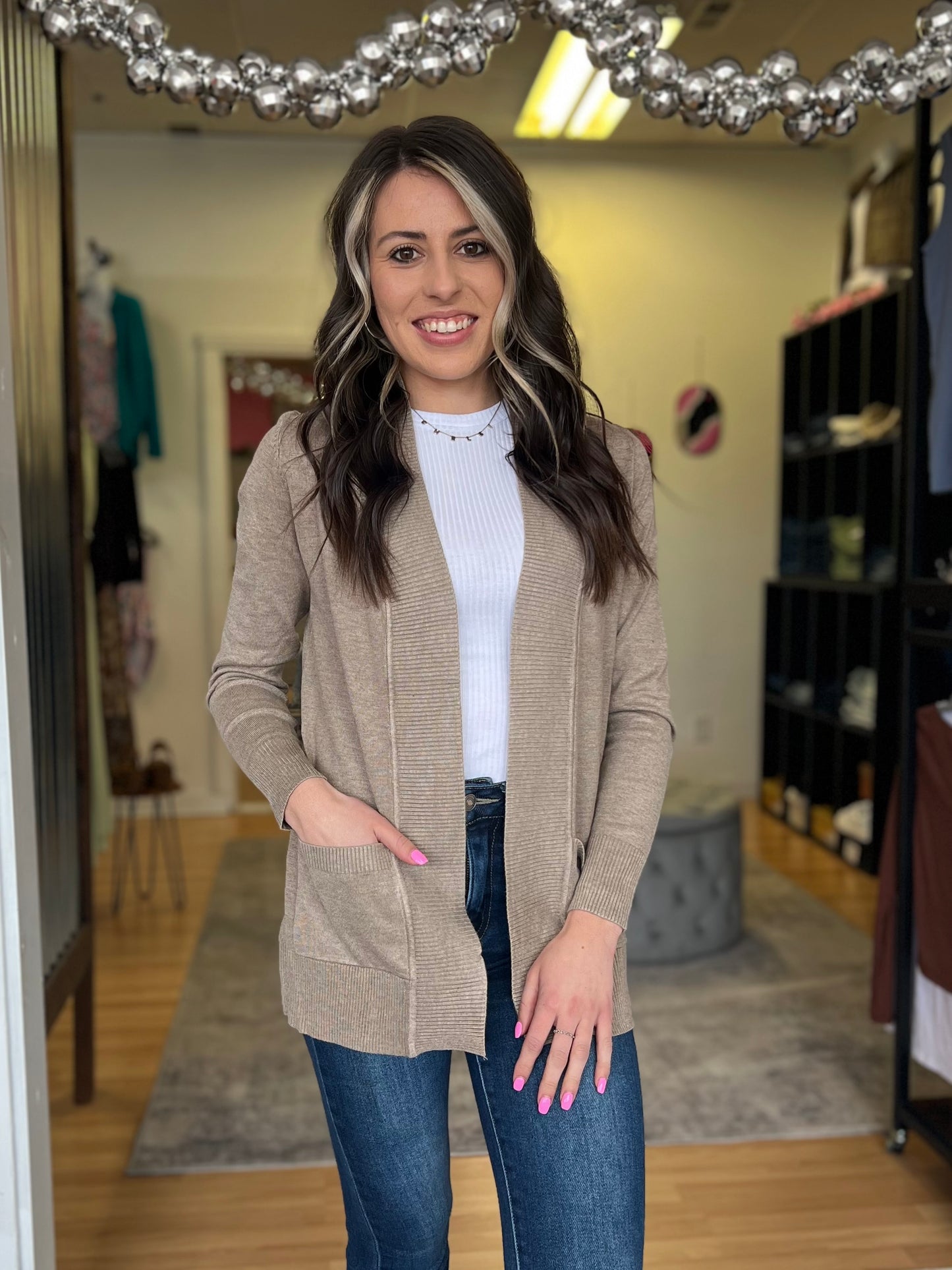 Timeless Cardigan, Camel