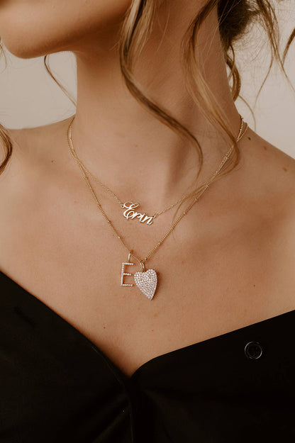 Baby Ball Chain Necklace, Gold