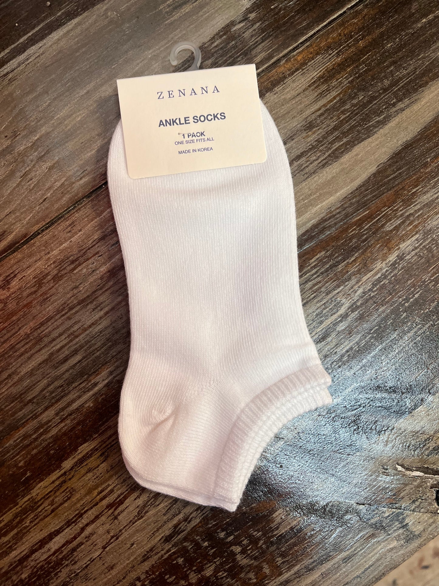 Ankle Socks, White