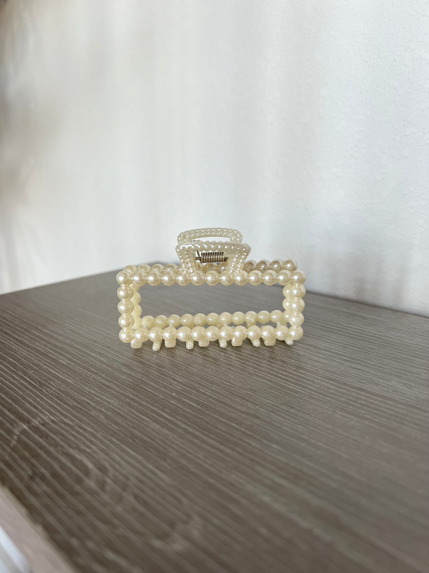 Pearl Rectangle Hair Clip