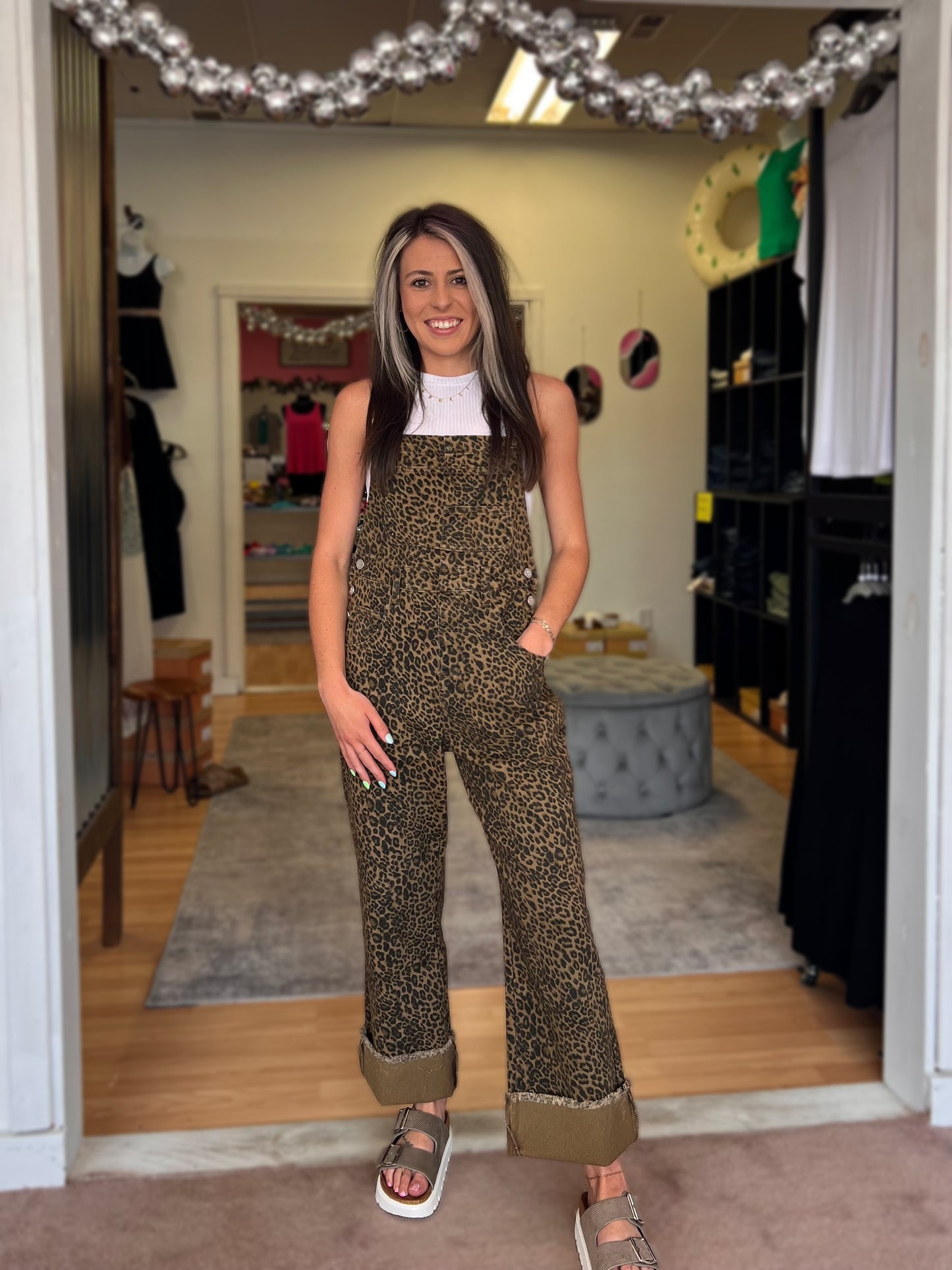 Leopard Overalls
