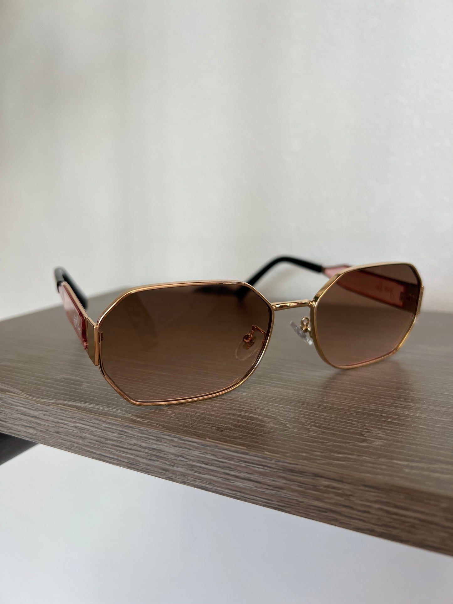 Shady Lady Sunglasses, Brown/Pink