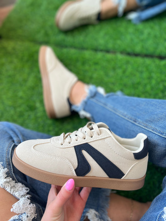 Retro Sneaker, Beige