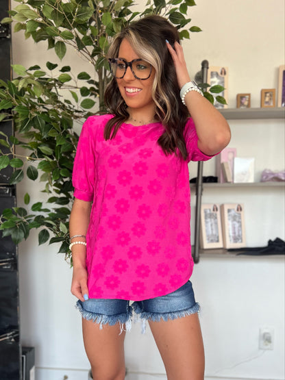 Pink Daisy top