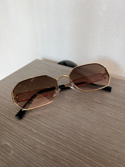 Shady Lady Sunglasses, Brown/Pink