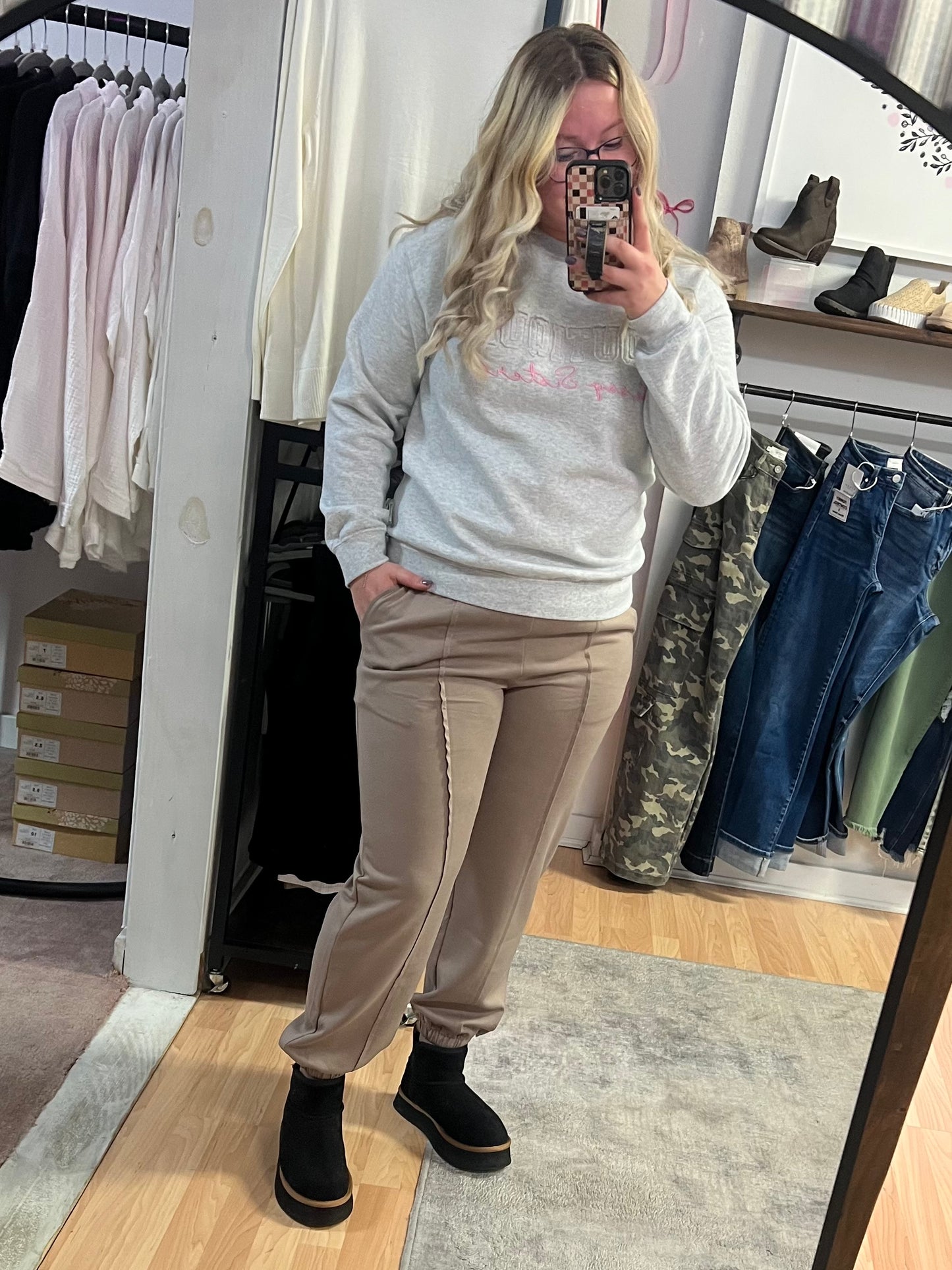 *DOORBUSTER* Scuba Joggers, Cocoa