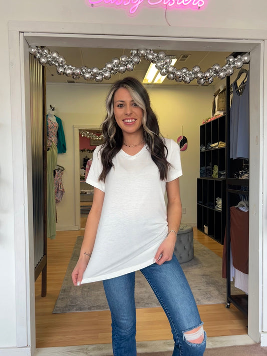 Must Have Basic Tee, Ivory