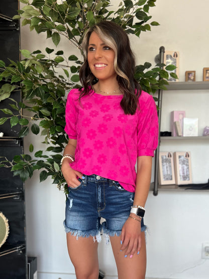 Pink Daisy top