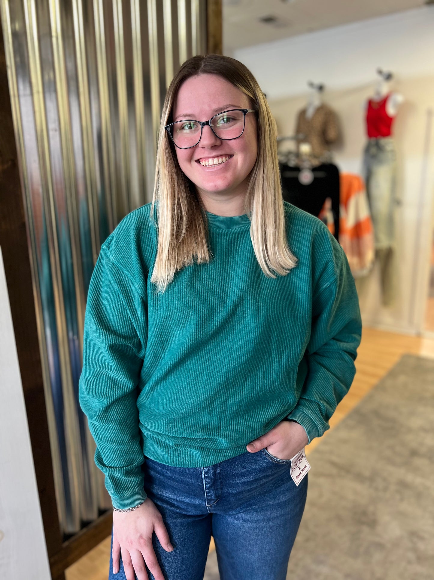 Luxe Corded Crew, Alexandrite