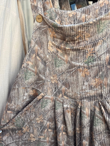 Corded Camo Overalls