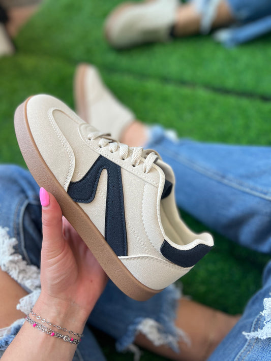 Retro Sneaker, Beige