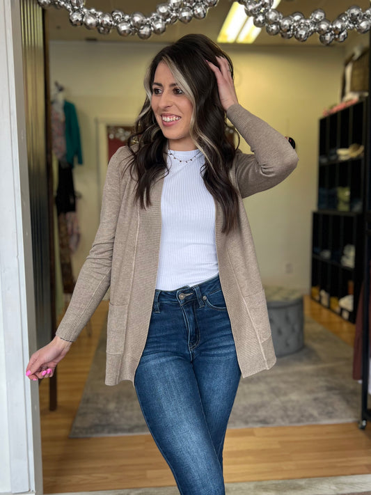 Timeless Cardigan, Camel