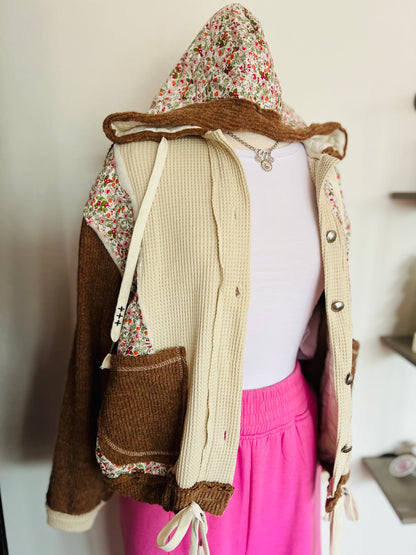 Boho Hoodie Jacket, POL