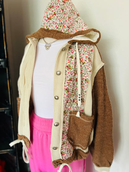 Boho Hoodie Jacket, POL