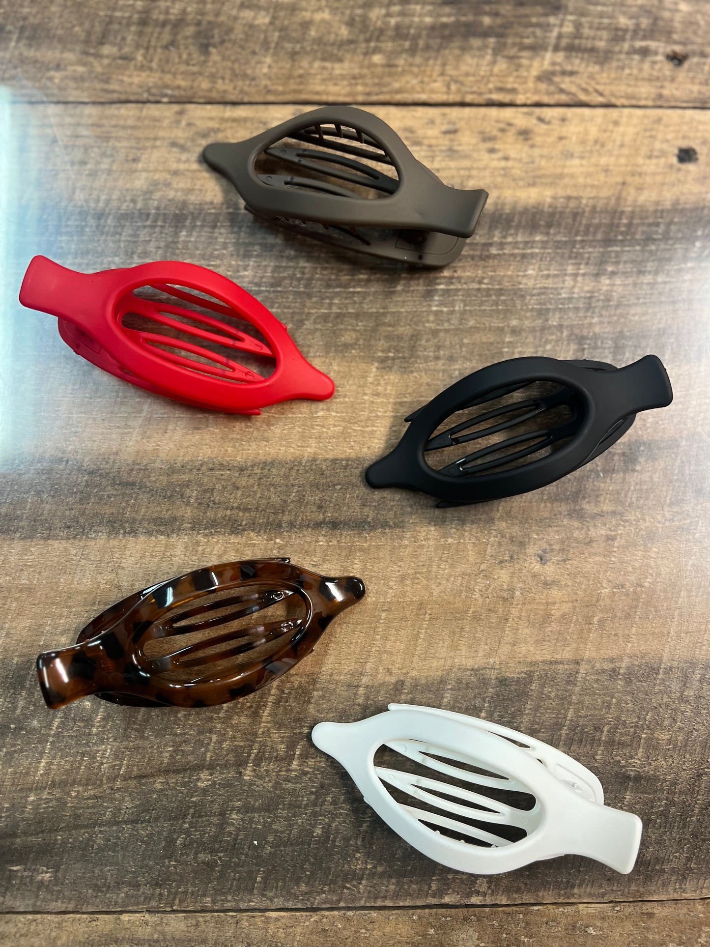 Oval Flat Hair Clips