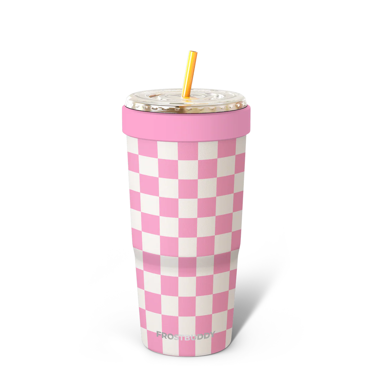 To-Go Buddy | Pink Checkered